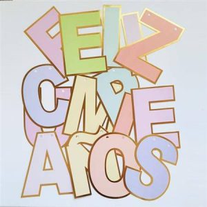 Banderín Feliz Cumpleaños Pastel