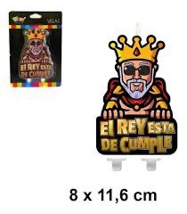 Vela figura rey
