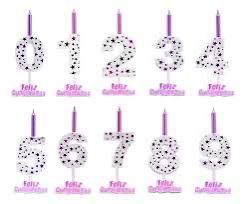 Vela números y estrellas + cartel