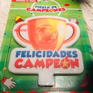 Vela Felicidades campeón