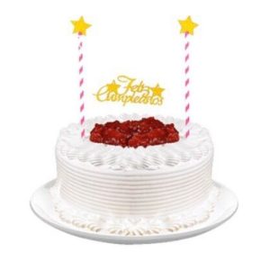 Topper de torta Feliz cumpleaños