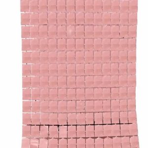 Cortina metalizada telón rose gold 2 x 1 m