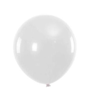 Globo látex blanco 50 unidades