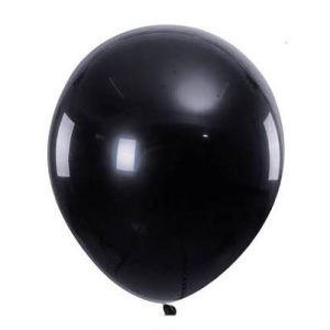 Globo látex negro 50 unidades