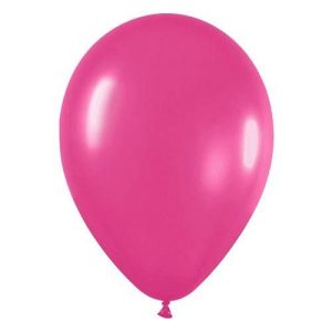 Globo látex fucsia 50 unidades