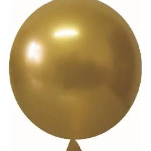 Globo látex dorado 50 unidades