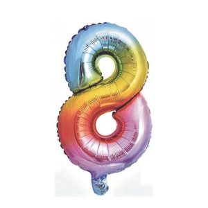 Globo arcoíris #8 medida 100 cm