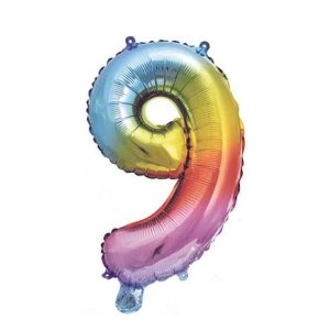 Globo arcoíris #9 medida 100 cm