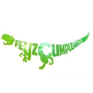 Guirnalda Feliz Cumpleaños Dinosaurio